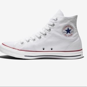 White Hightop Converse